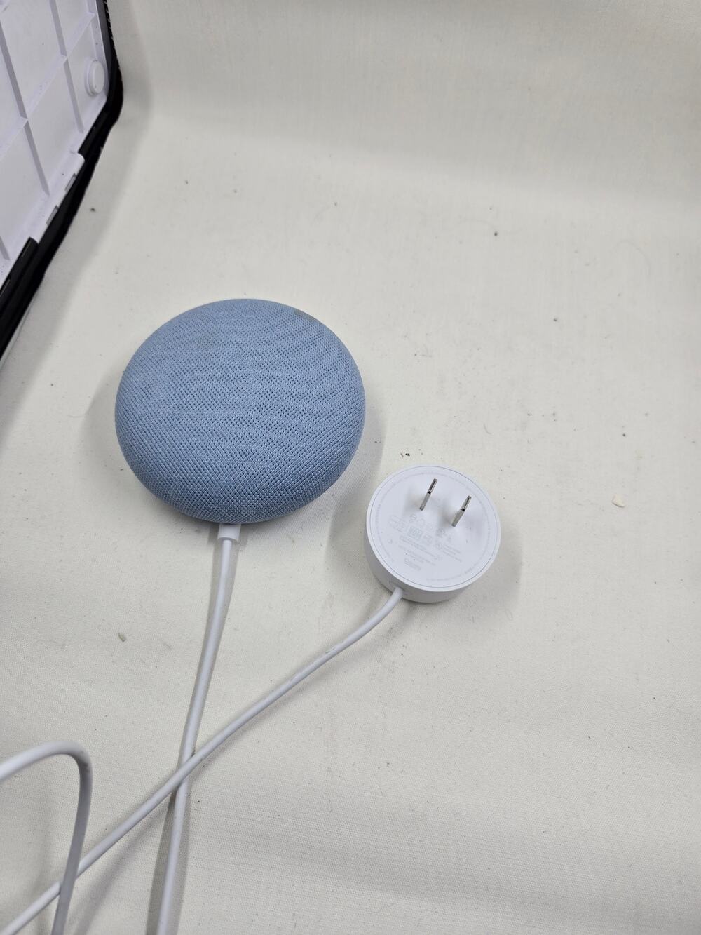 Google Nest Mini 2nd Generation Smart Home Speaker, Sky Blue, Tested with Cord